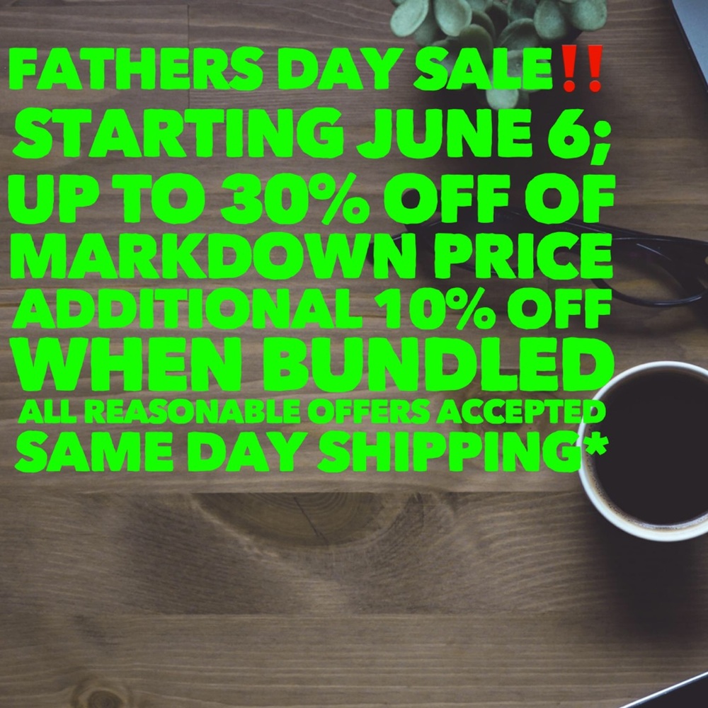 FATHERS DAY SALE ‼️ HAPPY SHOPPING |CLOSED|